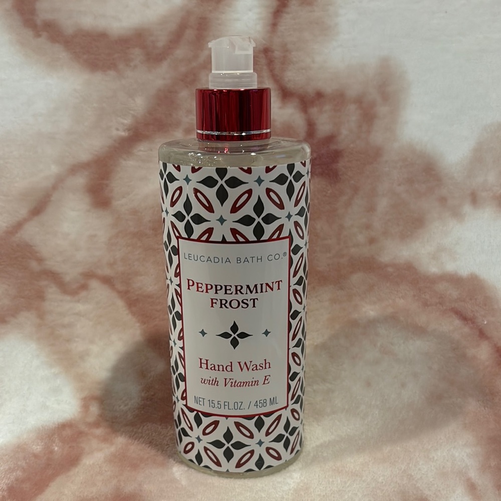 Leucadia Bath Co Scented Peppermint Frost Hand Wash NWT 15.5 oz pump